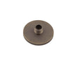 Burlington Knurled Bases to Suit Wall Mounted Doorstops 50mm Dia Antique Brass