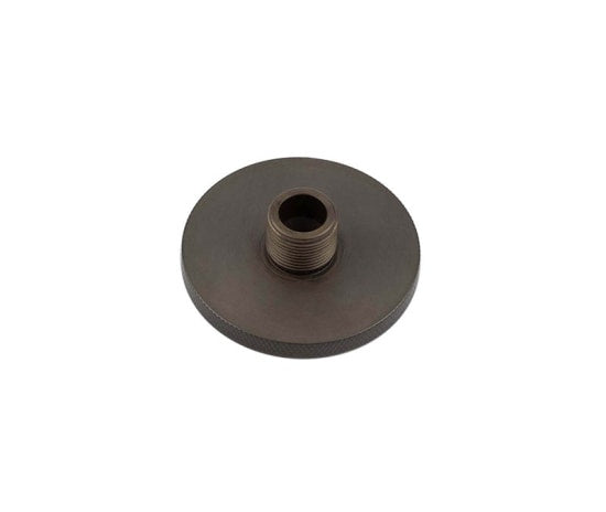 Burlington Knurled Bases to Suit Wall Mounted Doorstops 50mm Dia Dark Bronze