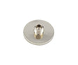 Burlington Knurled Bases to Suit Wall Mounted Doorstops 50mm Dia Polished Nickel