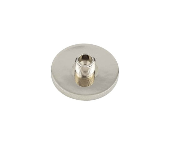 Burlington Knurled Bases to Suit Wall Mounted Doorstops 50mm Dia Polished Nickel