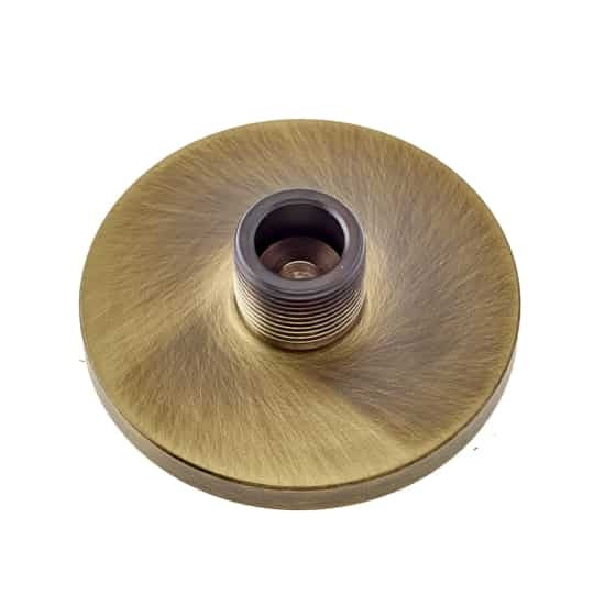 Burlington Plain Bases to Suit Wall Mounted Doorstops Antique Brass