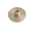 Burlington Plain Bases to Suit Wall Mounted Doorstops Satin Brass