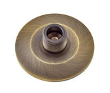 Burlington Chamfered Bases to Suit Wall Mounted Doorstops Antique Brass