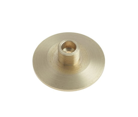 Burlington Chamfered Bases to Suit Wall Mounted Doorstops Satin Brass