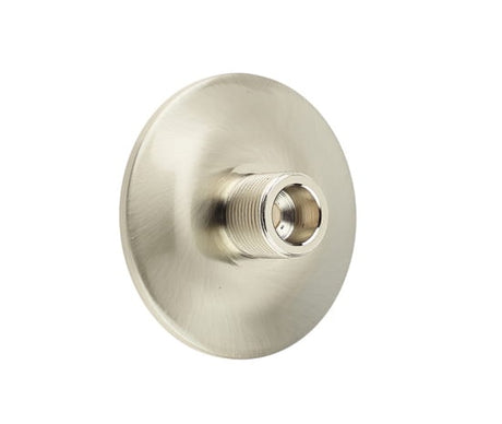 Burlington Chamfered Bases to Suit Wall Mounted Doorstops Satin Nickel