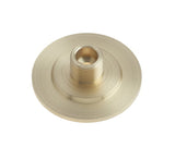 Burlington Stepped Bases to Suit Wall Mounted Doorstops Satin Brass