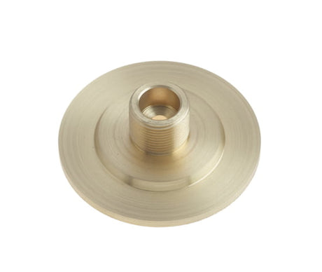 Burlington Stepped Bases to Suit Wall Mounted Doorstops Satin Brass
