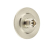 Burlington Stepped Bases to Suit Wall Mounted Doorstops Satin Nickel