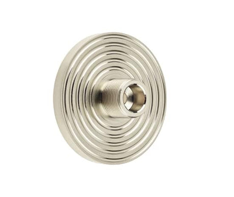 Burlington Reeded Bases to Suit Wall Mounted Doorstops Satin Nickel