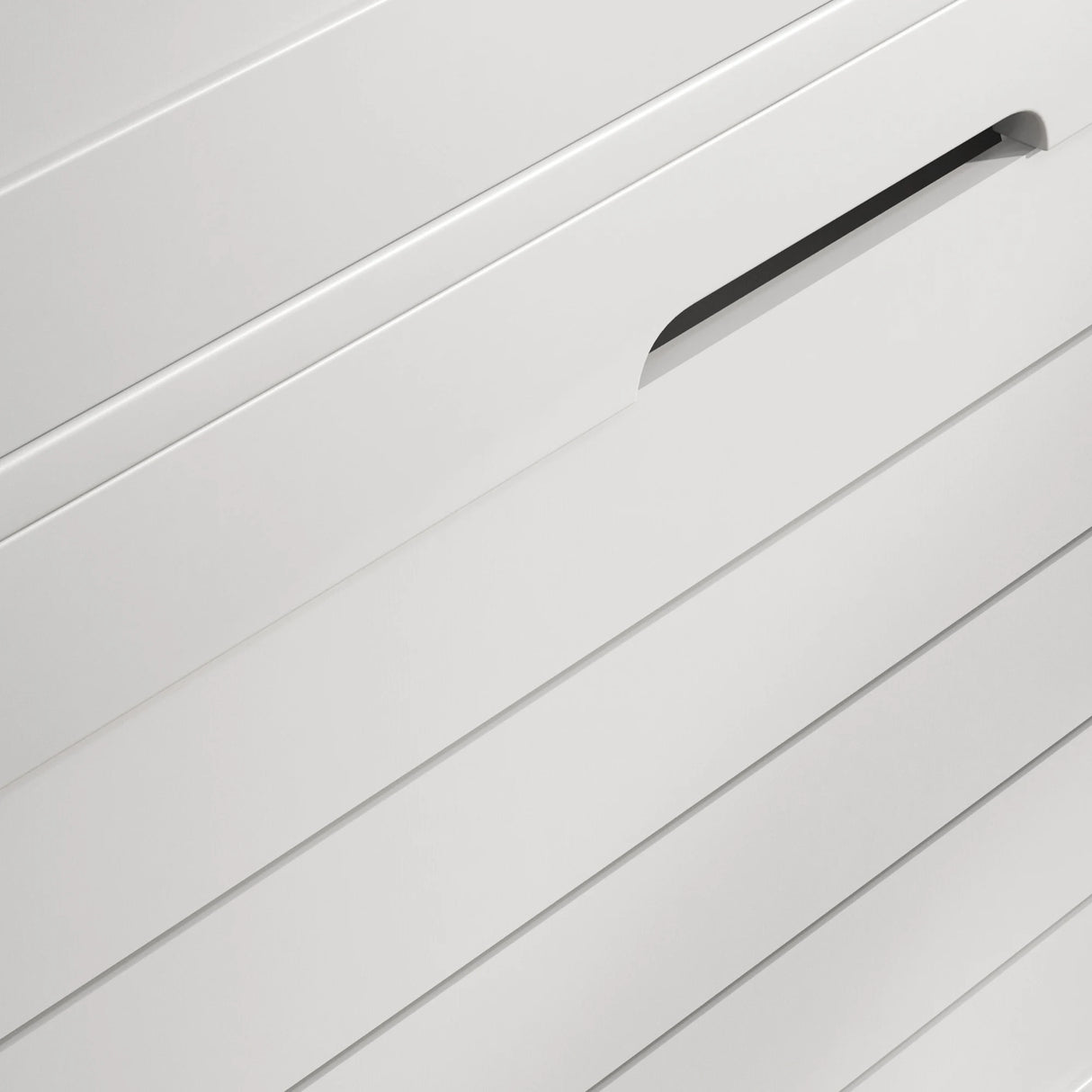 HOMCOM Narrow Shoe Cabinet with 3 Flip Drawers - White