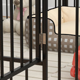 PawHut 60cm 8 Panels Heavy Duty Dog Pen, Pet Playpen for Indoors, Outdoors, Small Dogs