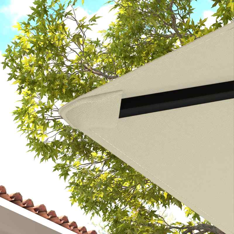 Outsunny 3 x 3(m) Gazebo Canopy Replacement, for 01-0867 - Cream