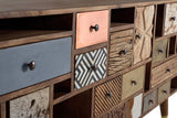 Giner and Colomer - Mango Wood Sideboard With 11 Drawers & 2 Doors
