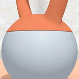 SPORTNOW 4KG Soft Kettlebell, Kettlebell with Non-Slip Handle for Home Gym, Weight Lifting, Strength Training, Orange/Grey