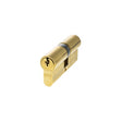 AGB Euro Profile 5 Pin Double Cylinder 30-30mm (60mm) - Polished Brass - Each