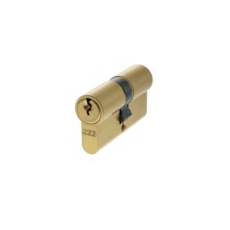 AGB Euro Profile 5 Pin Double Cylinder 30-30mm (60mm) - Satin Brass - Each