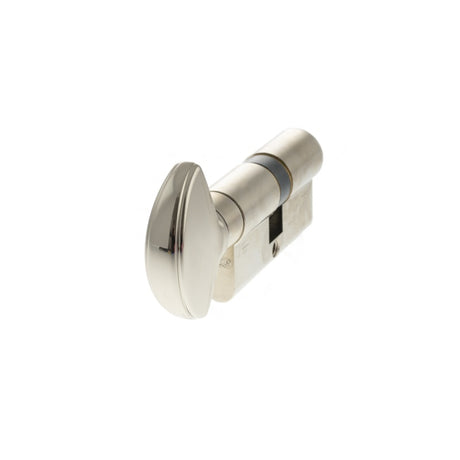 AGB Euro Profile 5 Pin Cylinder Key to Turn 30-30mm (60mm) - Polished Nickel - Each