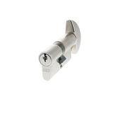 AGB Euro Profile 5 Pin Cylinder Key to Turn 30-30mm (60mm) - Satin Chrome - Each