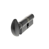 AGB Euro Profile 5 Pin Cylinder Key to Turn 35-35mm (70mm) - Matt Black - Each