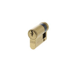 AGB Euro Profile 5 Pin Single Cylinder 30-10mm (40mm) - Satin Brass - Each