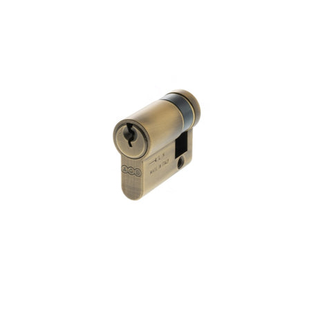 AGB Euro Profile 5 Pin Single Cylinder 30-10mm (40mm) - Matt Antique Brass - Each