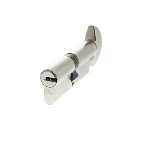 AGB Euro Profile 15 Pin Cylinder Key to Turn 40-40mm (80mm) - Satin Chrome - Each