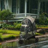 PawHut Foldable Pet Stroller w/ Rain Cover, for XS Dogs, S Dogs - Khaki