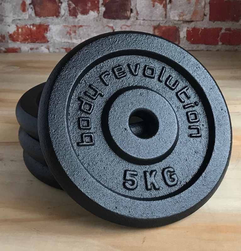 Cast Iron Weight Plates 2 x 2.5kg