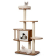 Multi-Level Cat Activity Tree with Sisal-Covered Scratching Posts for Cats