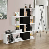 5-Tier Ladder Style Bookshelf for Books & Collections