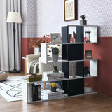 5-Tier Ladder Style Bookshelf for Books & Collections