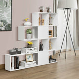 5-Tier Ladder Style Bookshelf for Books & Collections