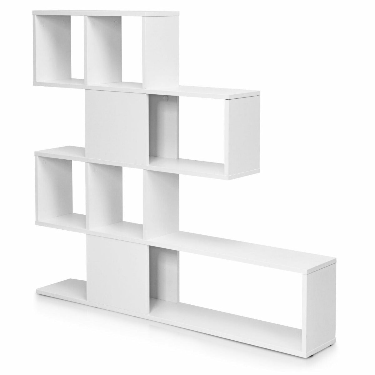 5-Tier Ladder Style Bookshelf for Books & Collections