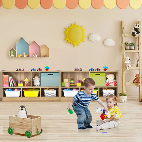 Bookcase & Toy Storage with 5 Compartments for Kids