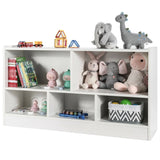 Bookcase & Toy Storage with 5 Compartments for Kids