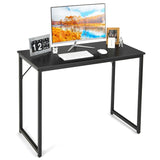 Modern Simple Style Study Writing Desk Computer Desk with Heavy Duty Steel Frame