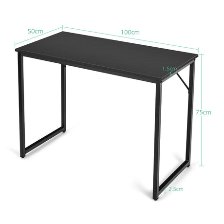 Modern Simple Style Study Writing Desk Computer Desk with Heavy Duty Steel Frame