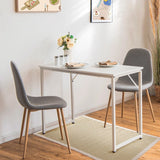Modern Simple Style Study Writing Desk Computer Desk with Heavy Duty Steel Frame