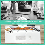 Modern Simple Style Study Writing Desk Computer Desk with Heavy Duty Steel Frame