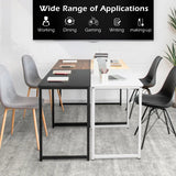 Modern Simple Style Study Writing Desk Computer Desk with Heavy Duty Steel Frame