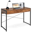 Computer Desk with with Heavy-duty Steel Frame for Home Office