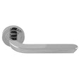 CLOUD LEVER ON CONCEALED FIXED ROUND ROSE CRO (POLISHED CHROME) - POLISHED CHROME - PAIR