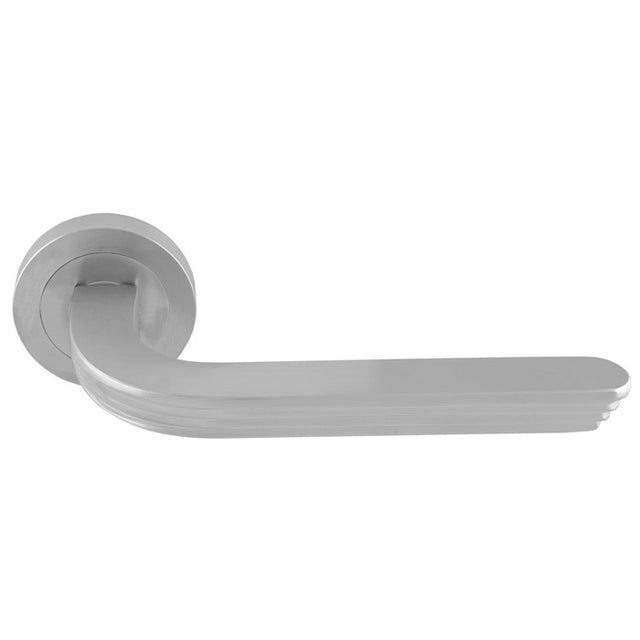 CLOUD LEVER ON CONCEALED FIXED ROUND ROSE CSA (SATIN CHROME) - SATIN CHROME - PAIR