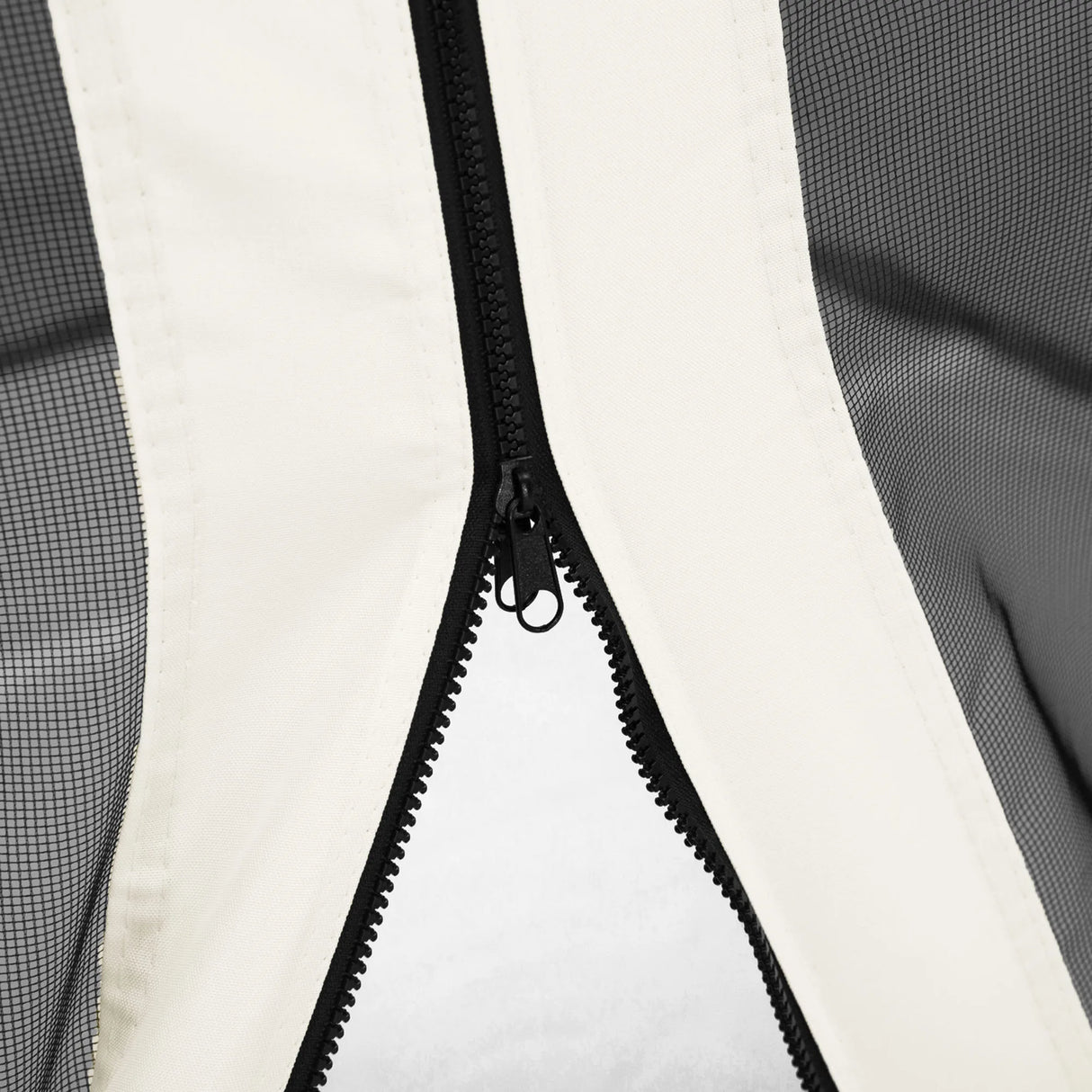 Outsunny 302 x 207cm Universal Replacement Mesh Sidewall Netting for Gazebos and Canopy Tents, (Sidewall Only) White