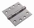 102 X 102 X 3MM BALL BEARING HINGE GRADE 13 - 316 C/W SCREWS (PAIR) - SATIN STAINLESS STEEL - PAIR