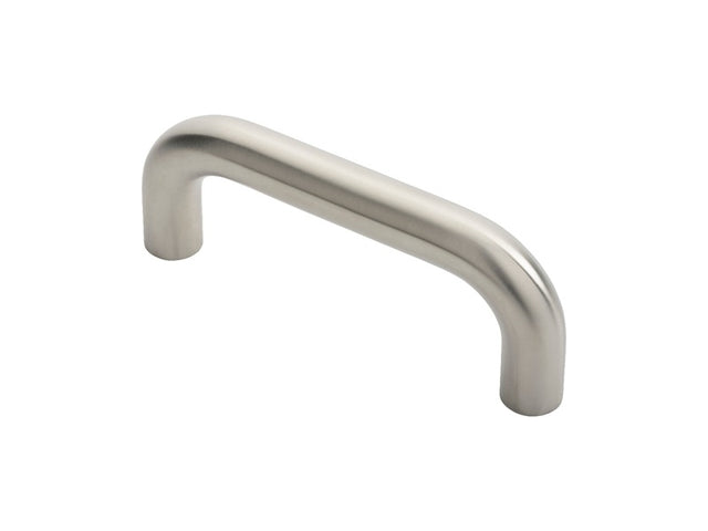 22MM DIA. D PULL HANDLE - 150MM C/C - BOLT THROUGH FIXING_x005F
 - SATIN STAINLESS STEEL - EACH