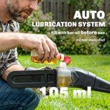 Outsunny 18V 8" Cordless Pole Chainsaw, 1.94m/2.56m Electric Chainsaw with 2 x 4.0Ah Batteries, Charger, Auto Lubrication