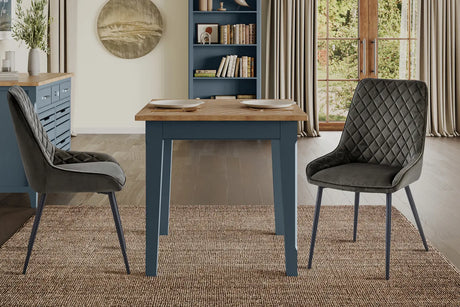 Signature Blue Square Dining Table