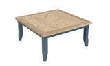Signature Blue - Square Open Coffee Table