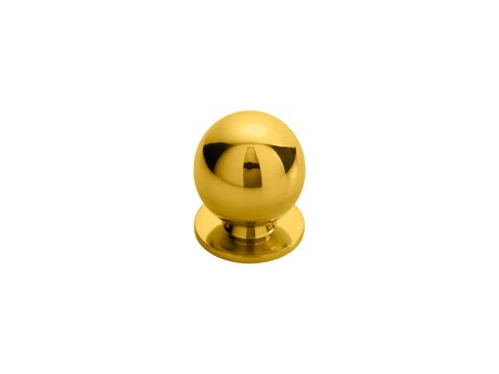 FTD BALL KNOB 30MM - POLISHED BRASS - 30 ( 30 ) - EACH